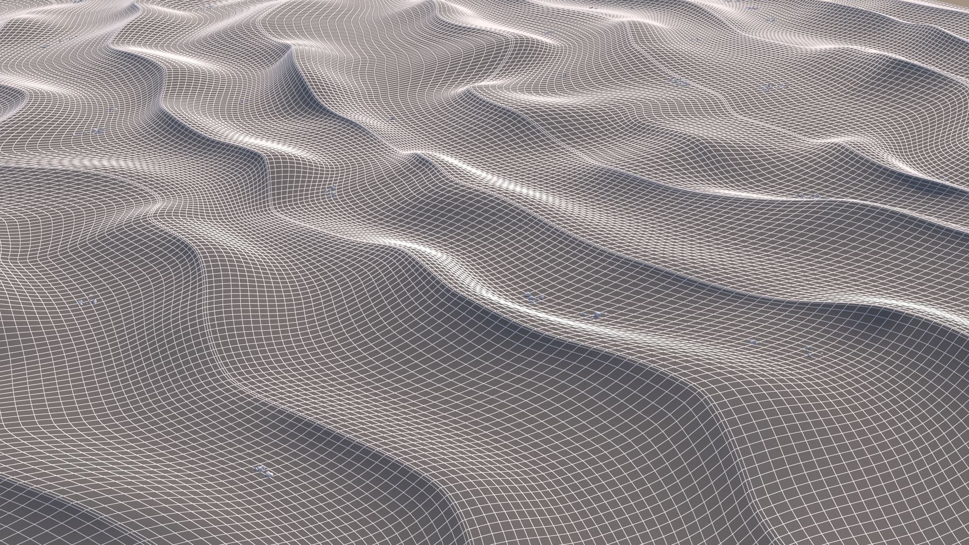 Desert Sand Dunes 3D model_9