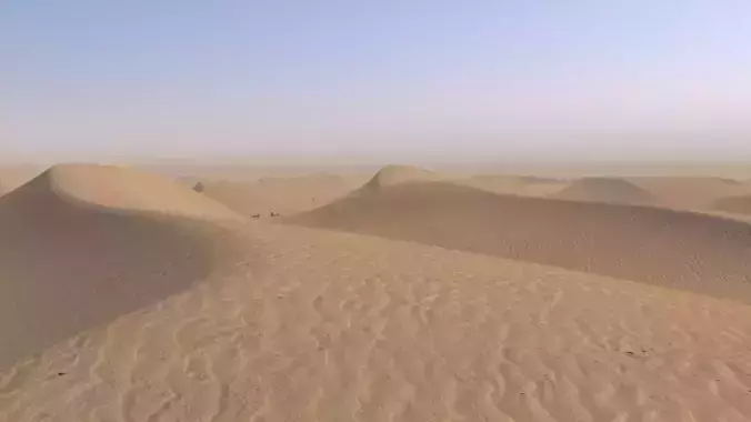 Desert Sand Dunes 3D model
