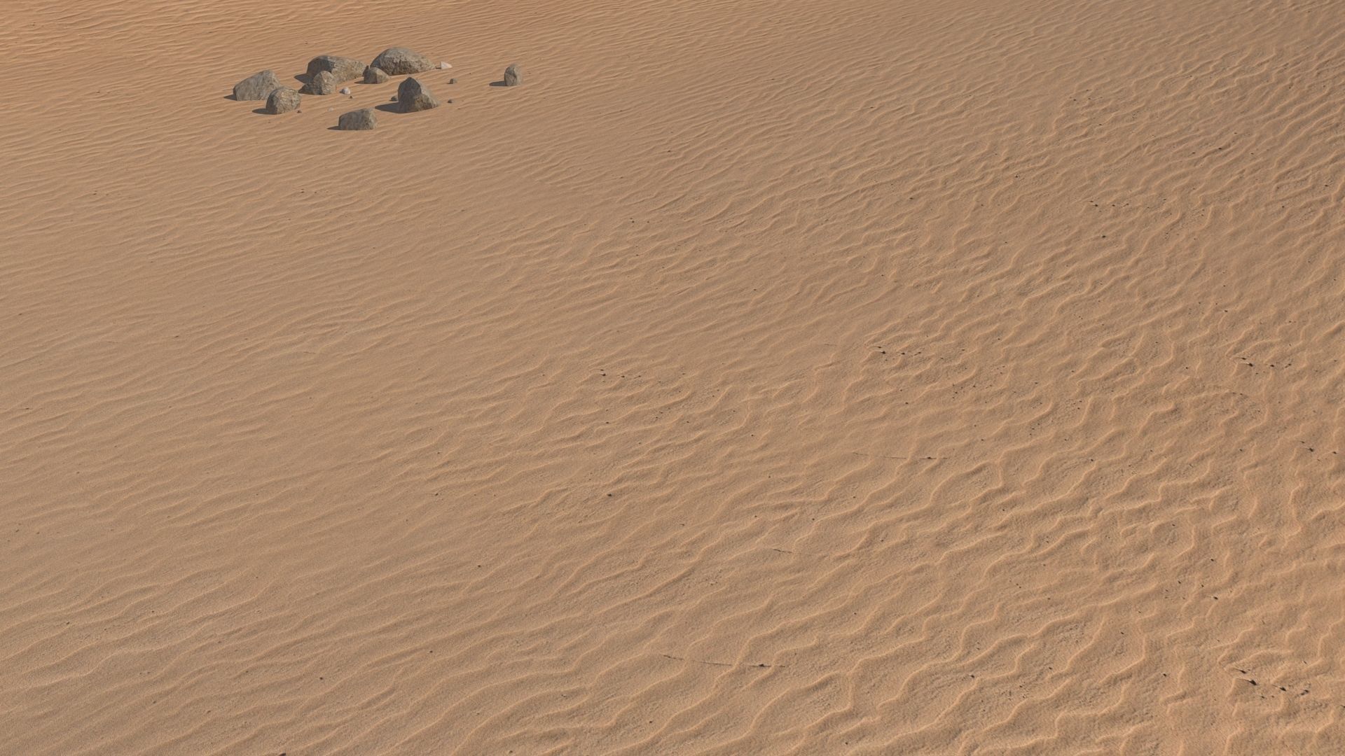 Desert Sand Dunes 3D model_5