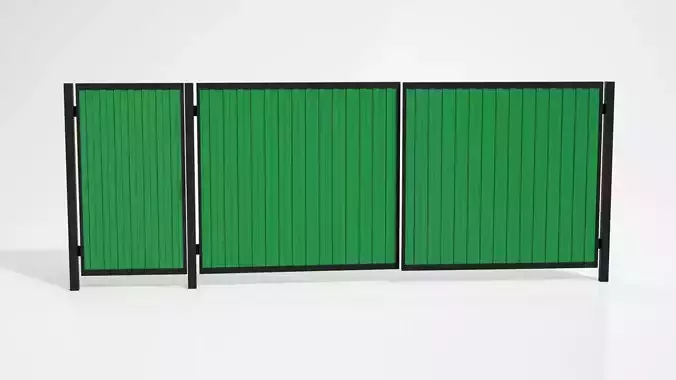 Profiled gate 3D model