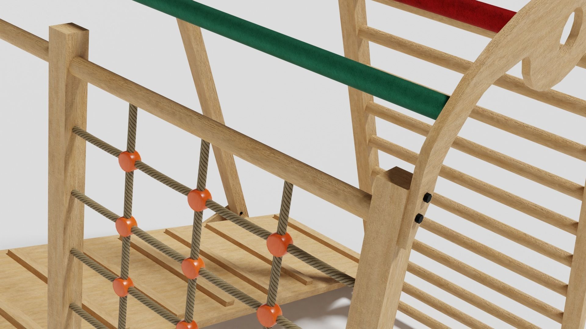 Playground pack v1 Low-poly 3D model_26