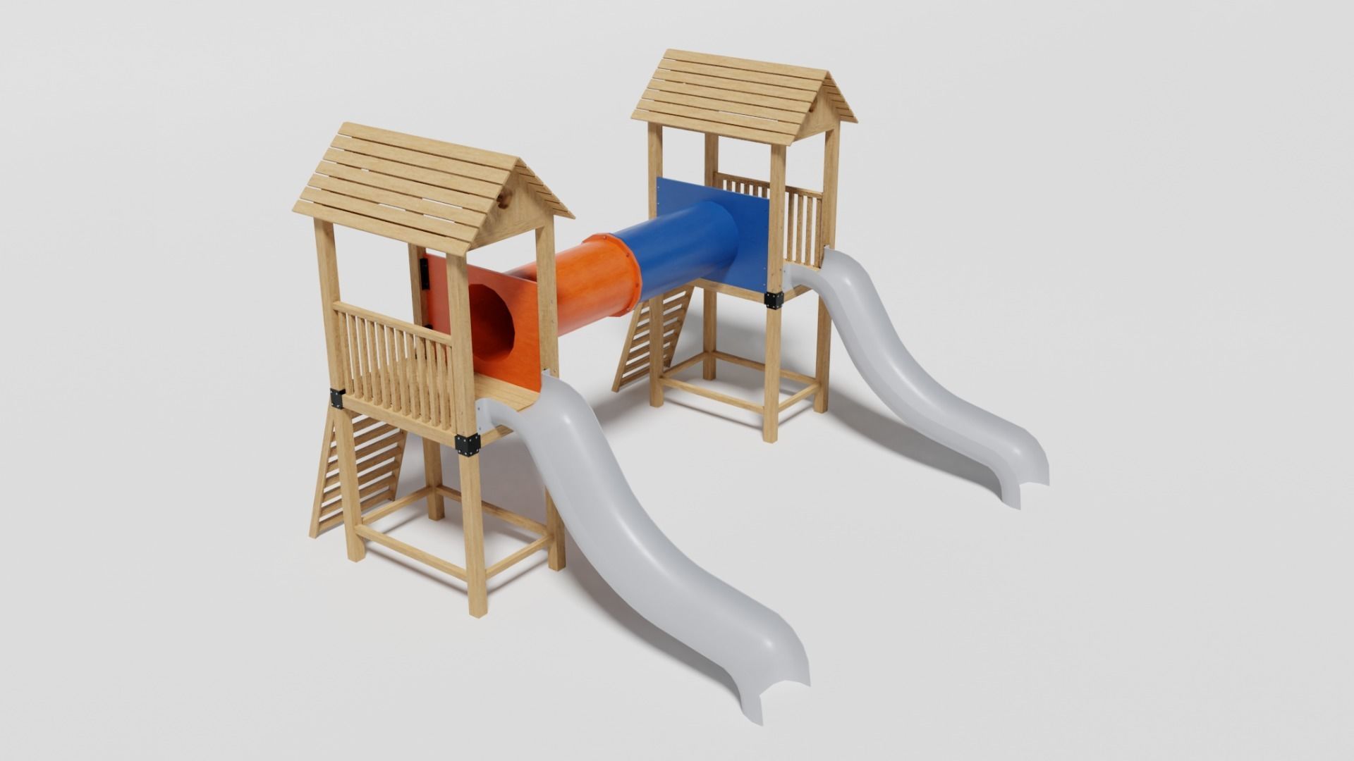 Playground pack v1 Low-poly 3D model_2