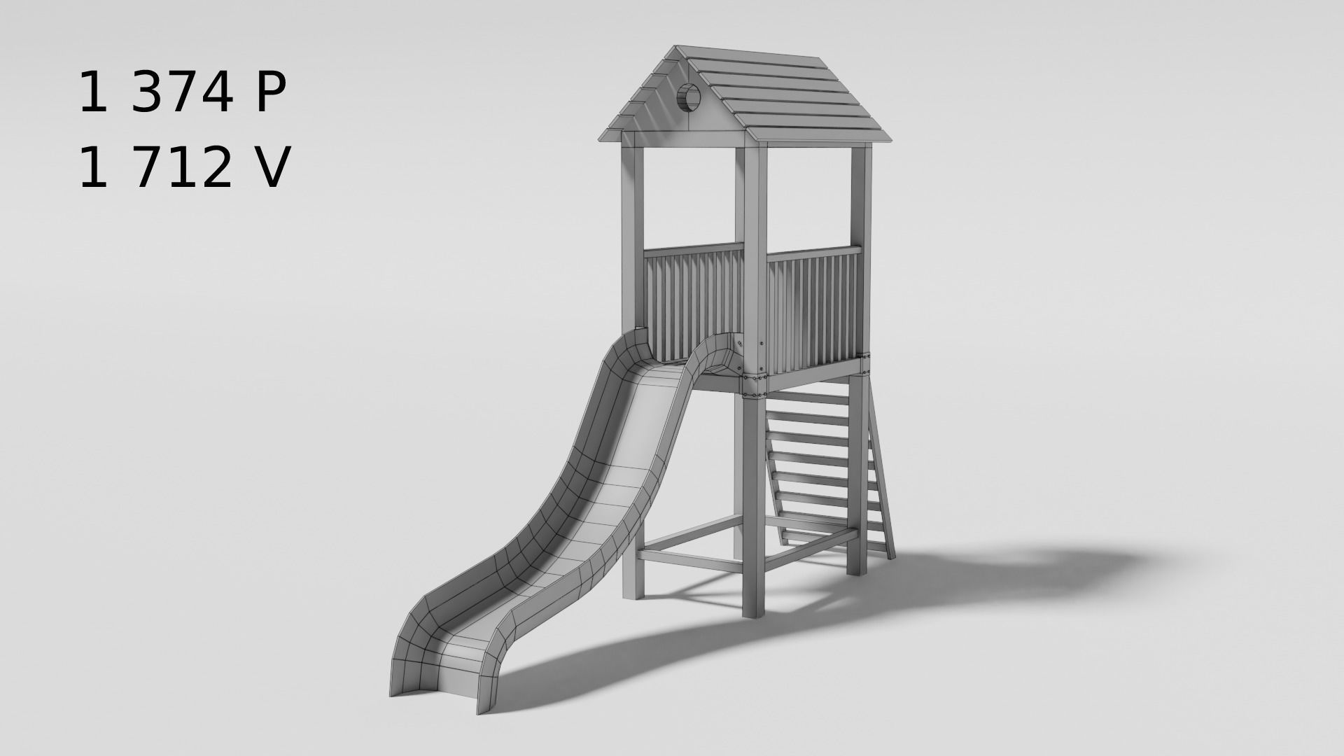 Playground pack v1 Low-poly 3D model_13