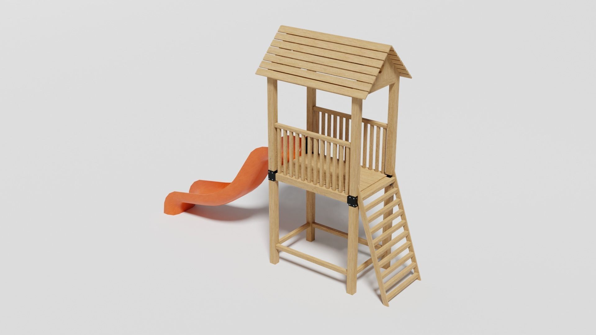 Playground pack v1 Low-poly 3D model_11