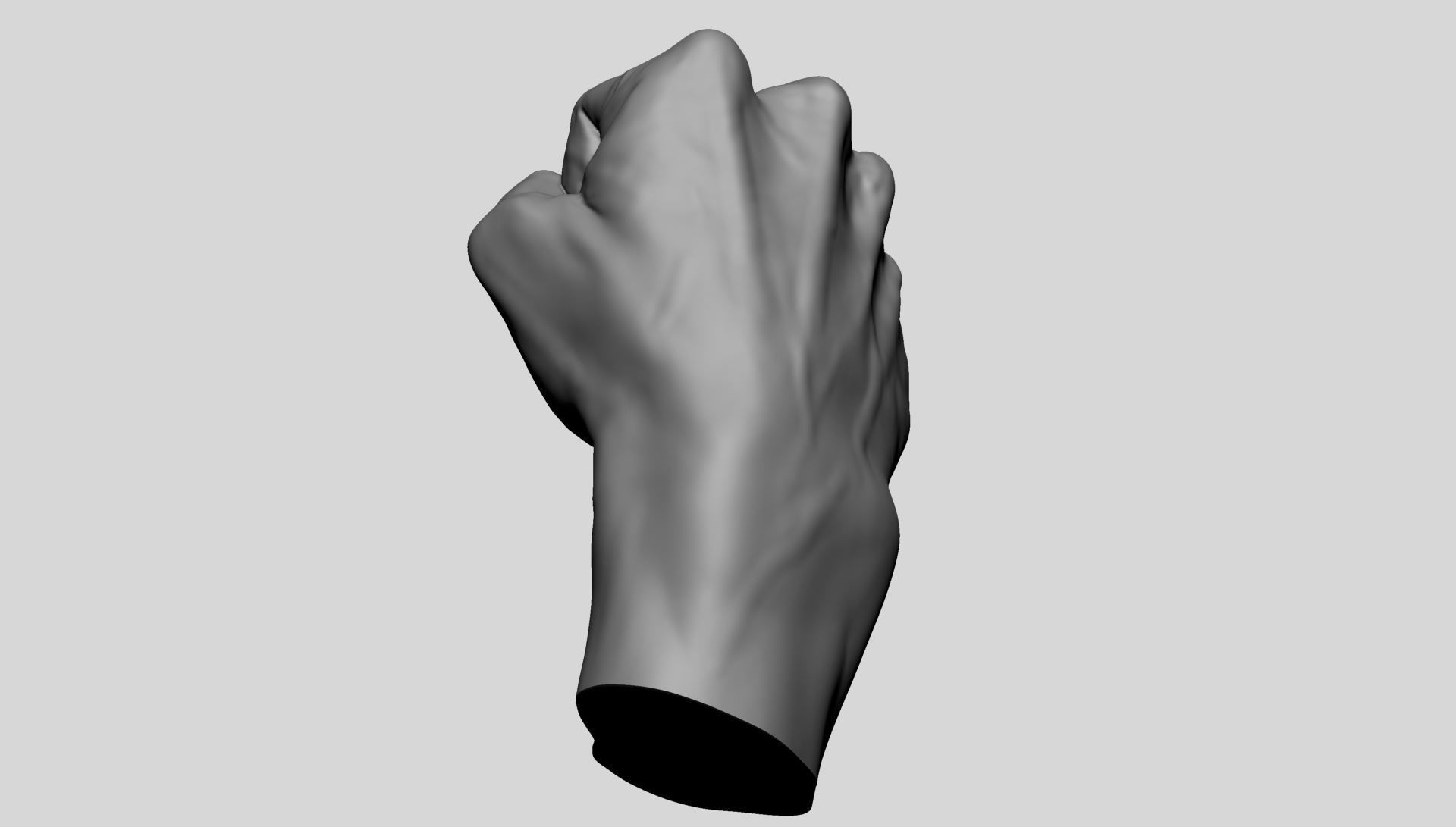 Arm - Fist 3D model_10