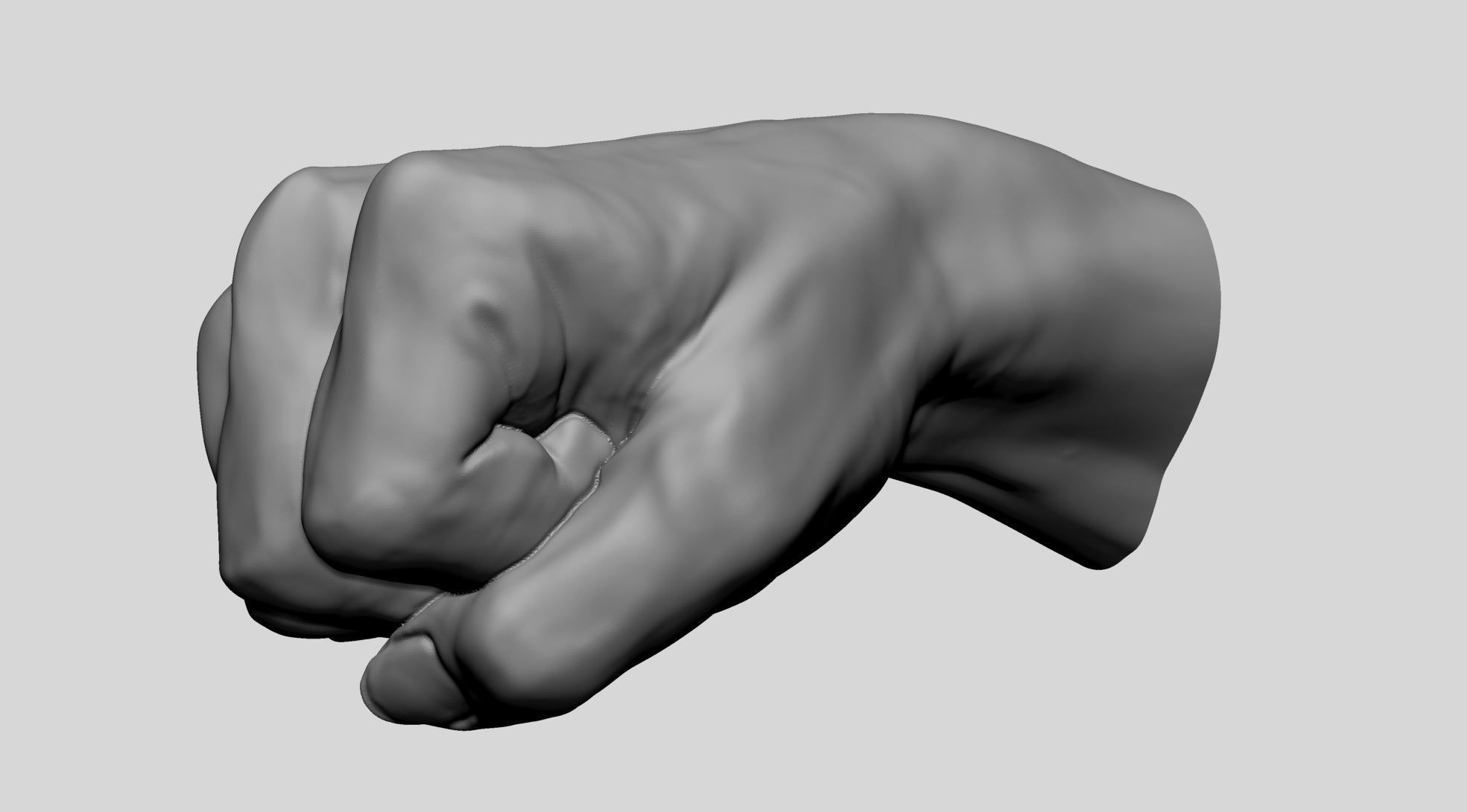 Arm - Fist 3D model_11