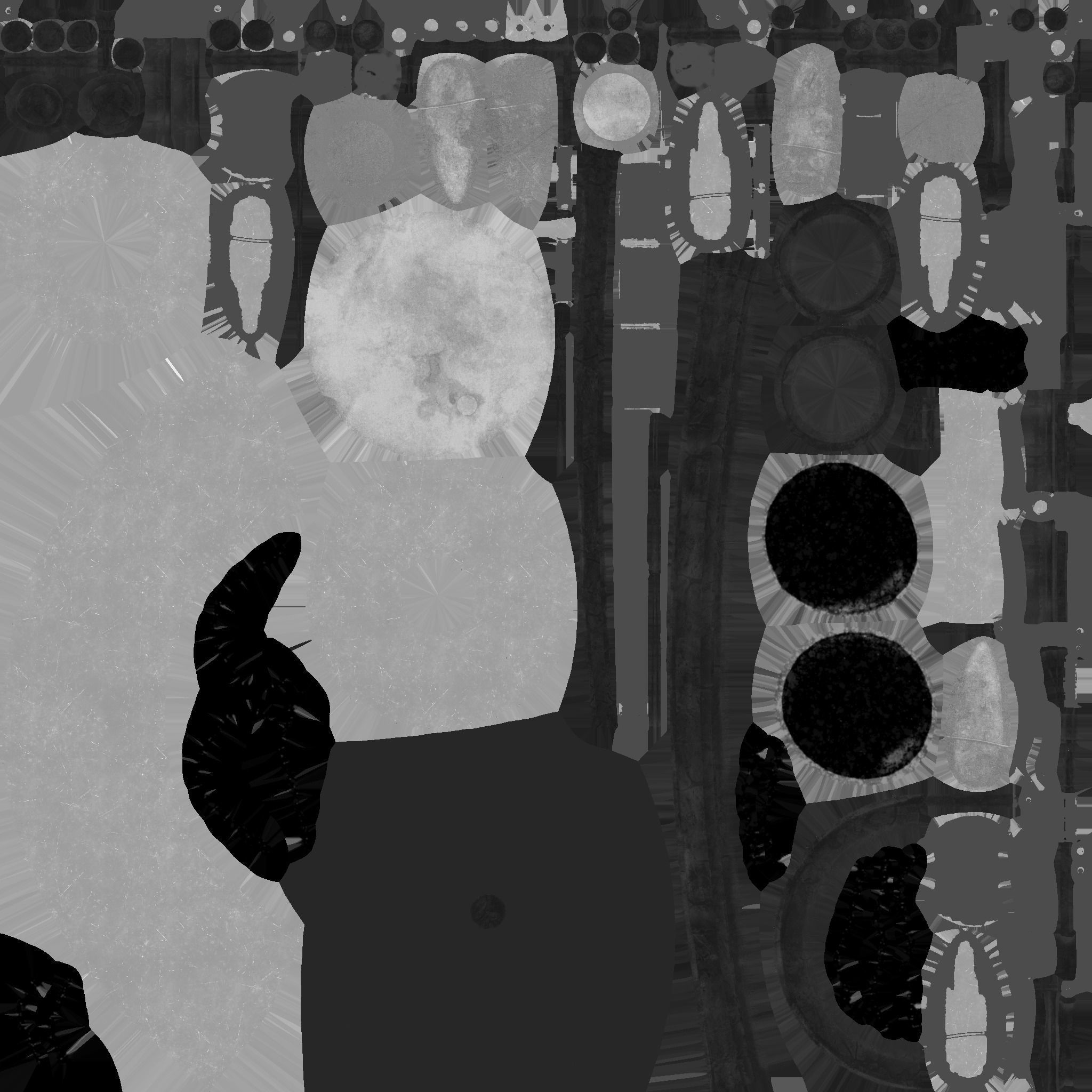 Brain Robot G04 Steel - SciFi Character Design Low-poly 3D model_27