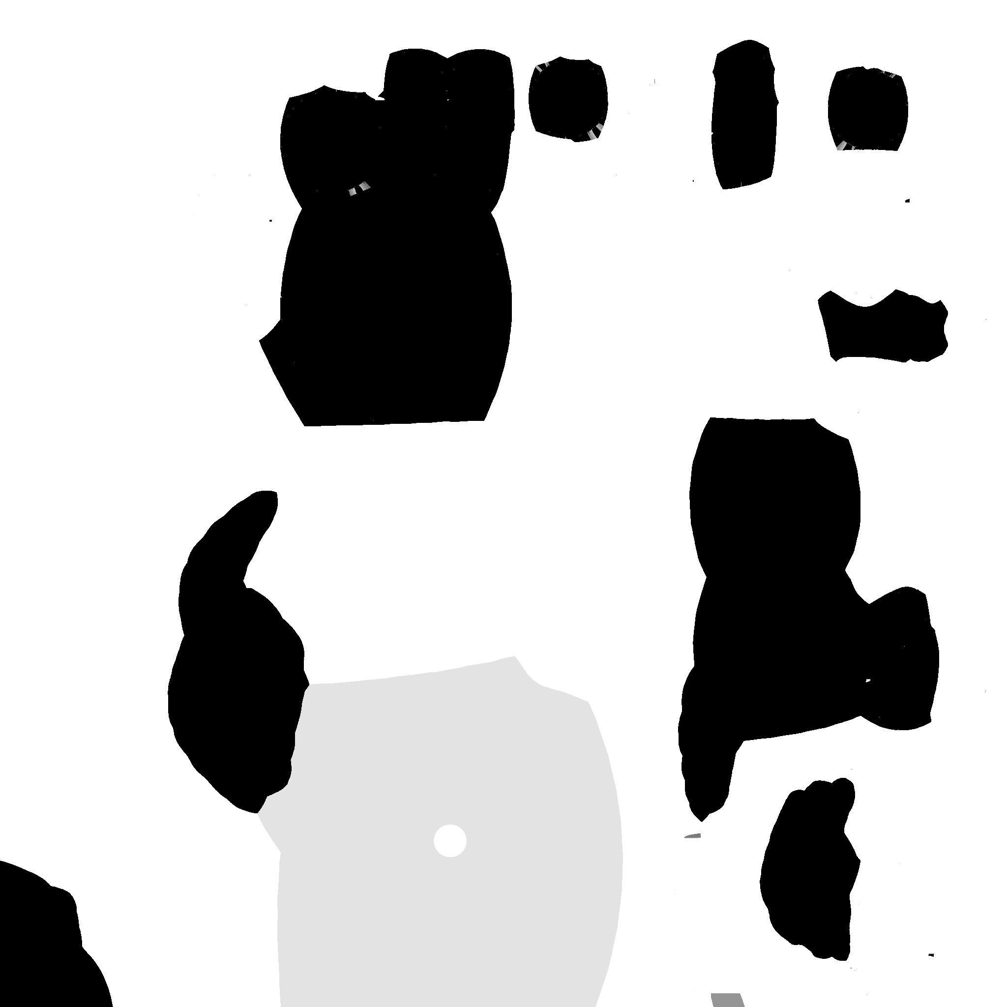 Brain Robot G04 Steel - SciFi Character Design Low-poly 3D model_24