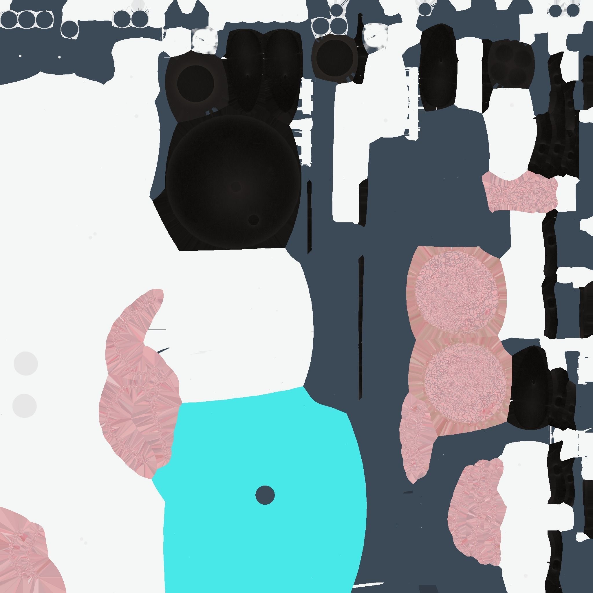 Brain Robot G08 Aluminum - SciFi Character Design Low-poly 3D model_21