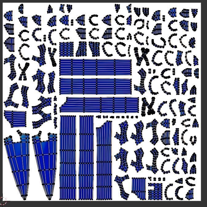 spear low-poly PBR with wooden handle Low-poly 3D model_23