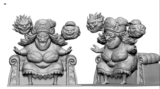 BigMom Chibi Statue - Figures - one Piece