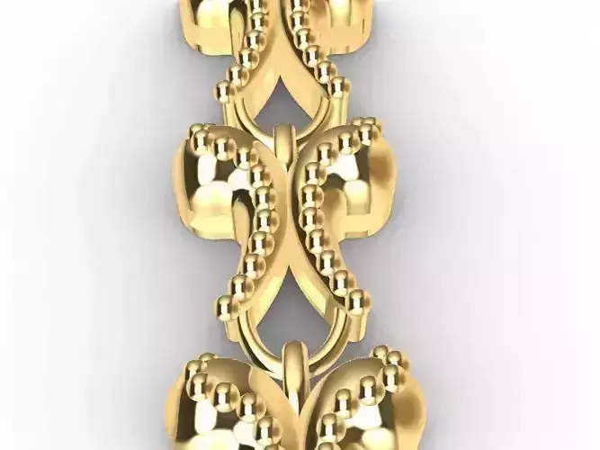 3 butterfly bracelet chain link stl verified 