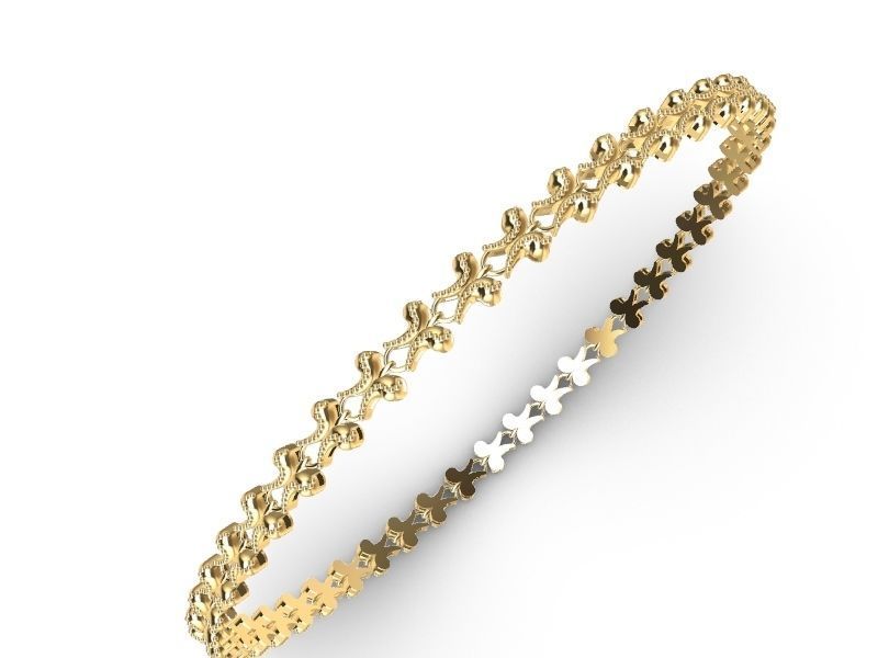 3 butterfly bracelet chain link stl verified 3D print model_14