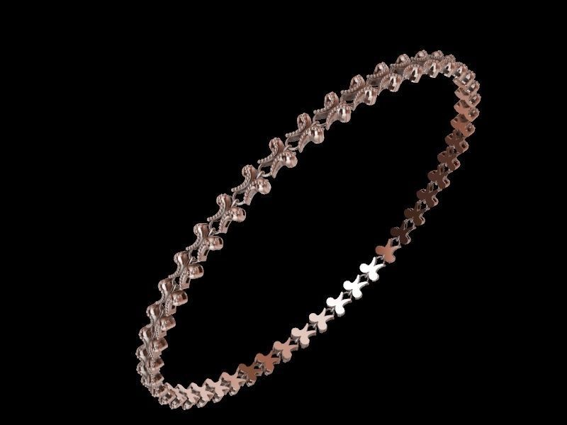 3 butterfly bracelet chain link stl verified 3D print model_20