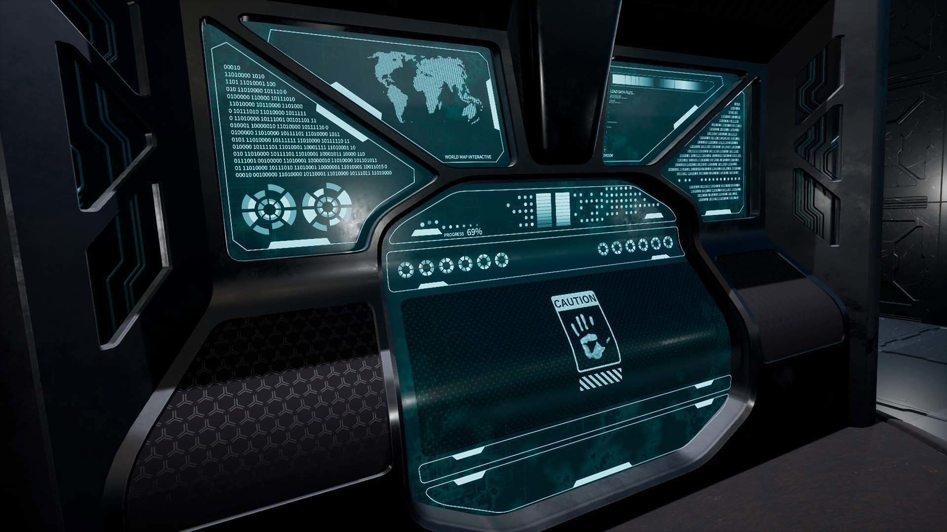 Sci-Fi panels vol 02 PBR Low-poly 3D model_10