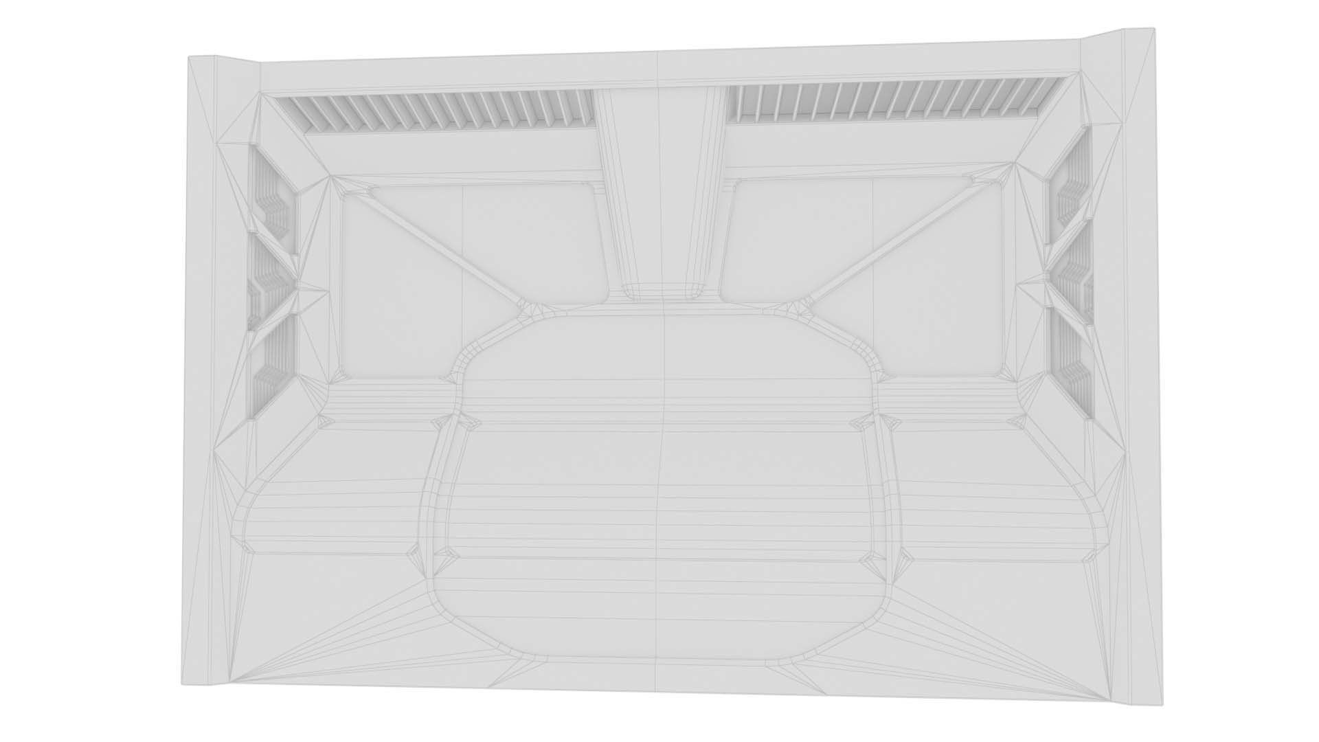 Sci-Fi panels vol 02 PBR Low-poly 3D model_11