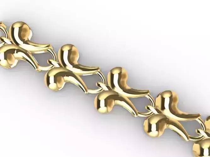 2 butterfly bracelet chain link stl verified 