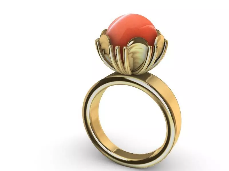 10 MM PEARL RING stl verified  3D print model_0