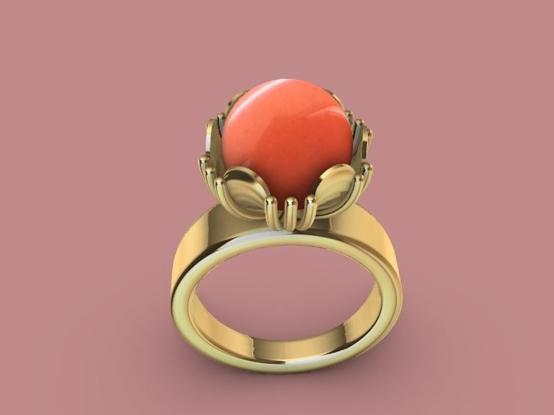 10 MM PEARL RING stl verified  3D print model_10