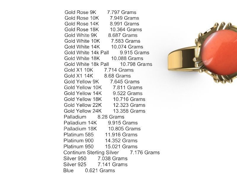 10 MM PEARL RING stl verified  3D print model_12