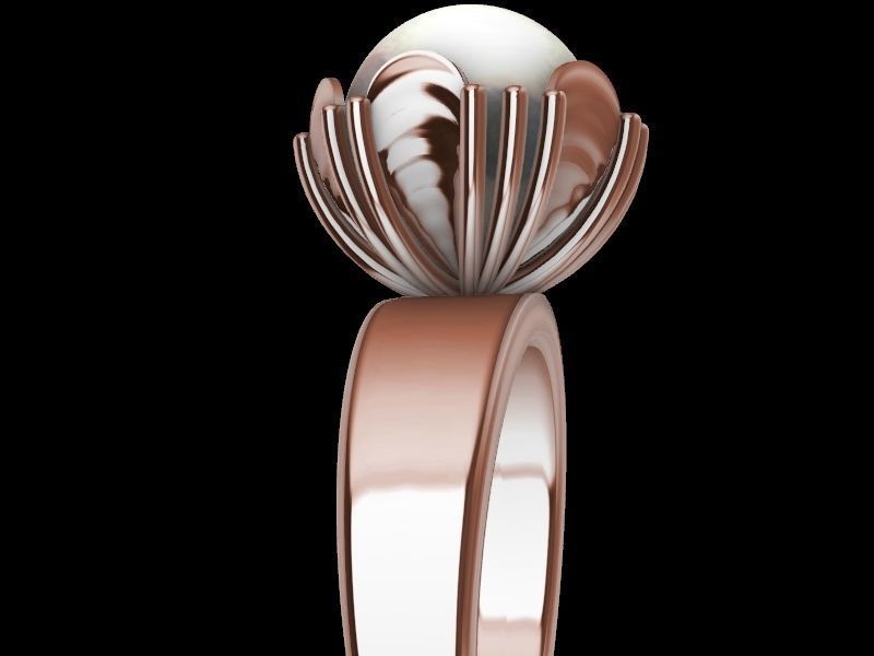 10 MM PEARL RING stl verified  3D print model_4