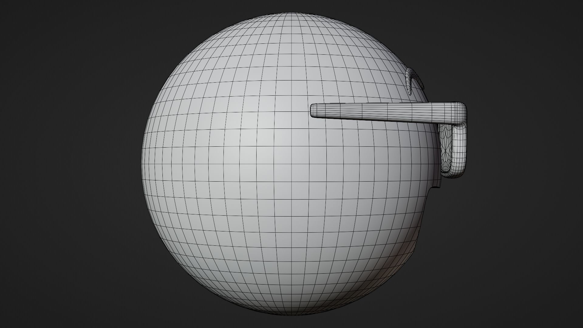 Cooler than you yellow ball Emoticon Emoji or Smiley 3D model_10