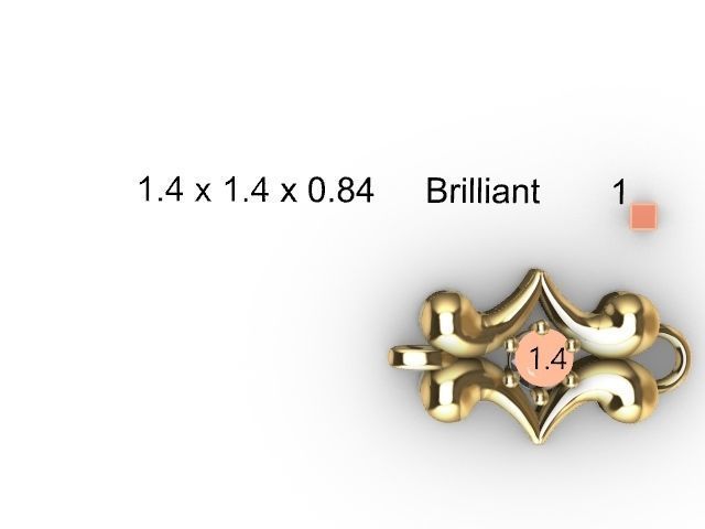 1 butterfly chain  bracelet link stl verified  3D print model_10