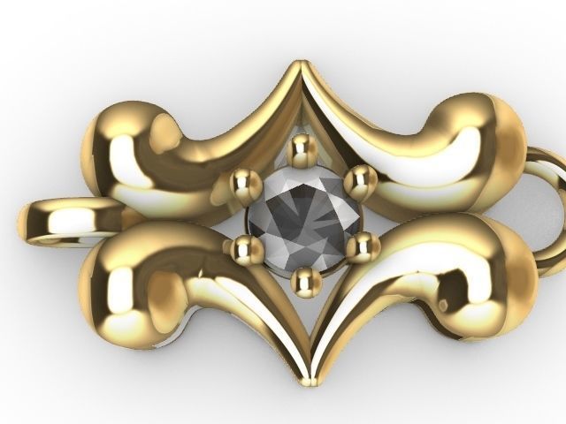 1 butterfly chain  bracelet link stl verified  3D print model_4