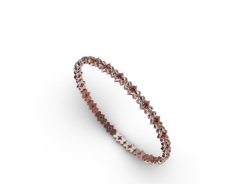 1 butterfly chain  bracelet link stl verified  3D print model_36