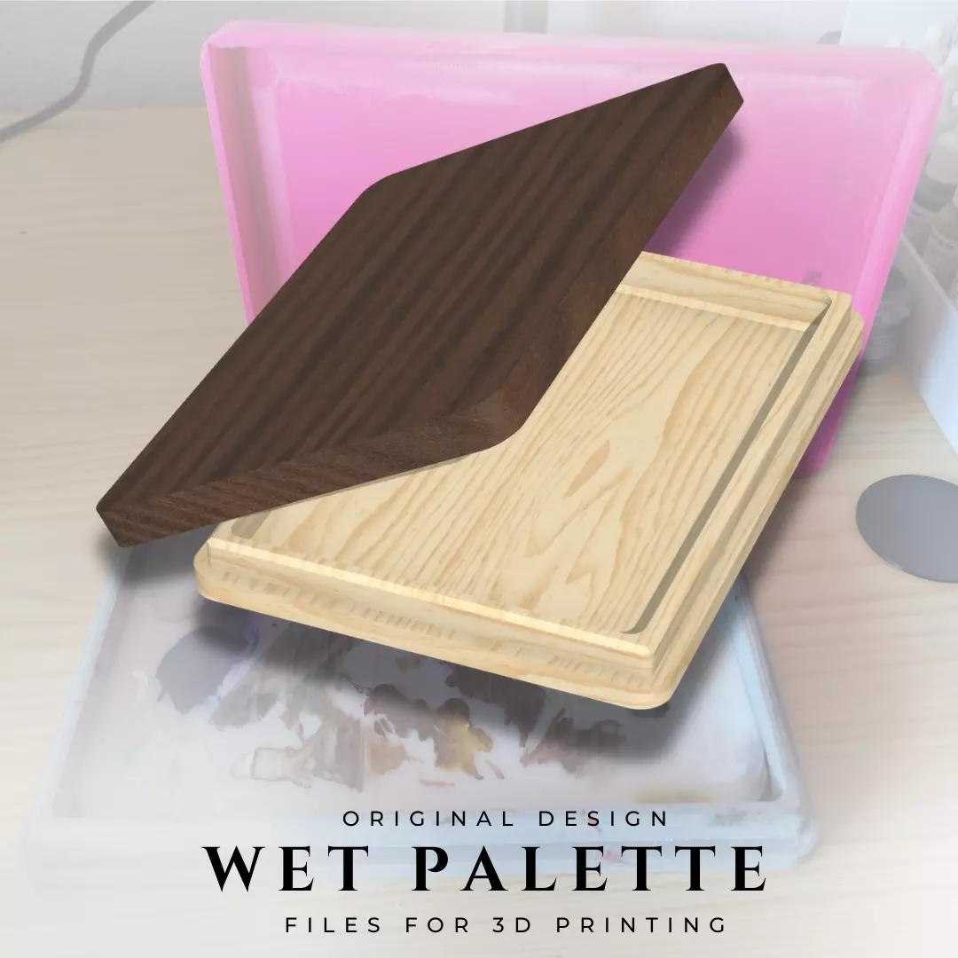 Wet palette Free 3D print model