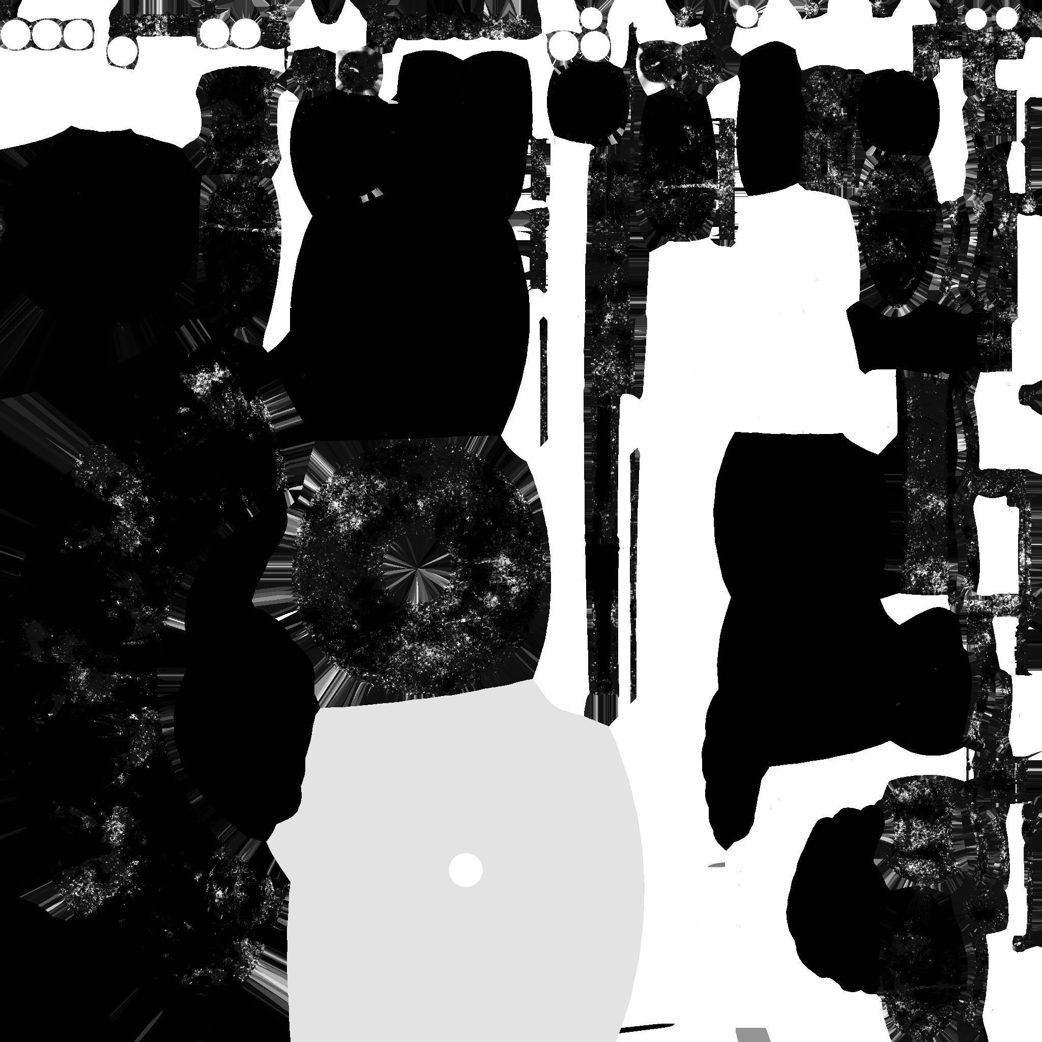 Brain Robot G05 Yellow - SciFi Character Design Low-poly 3D model_24