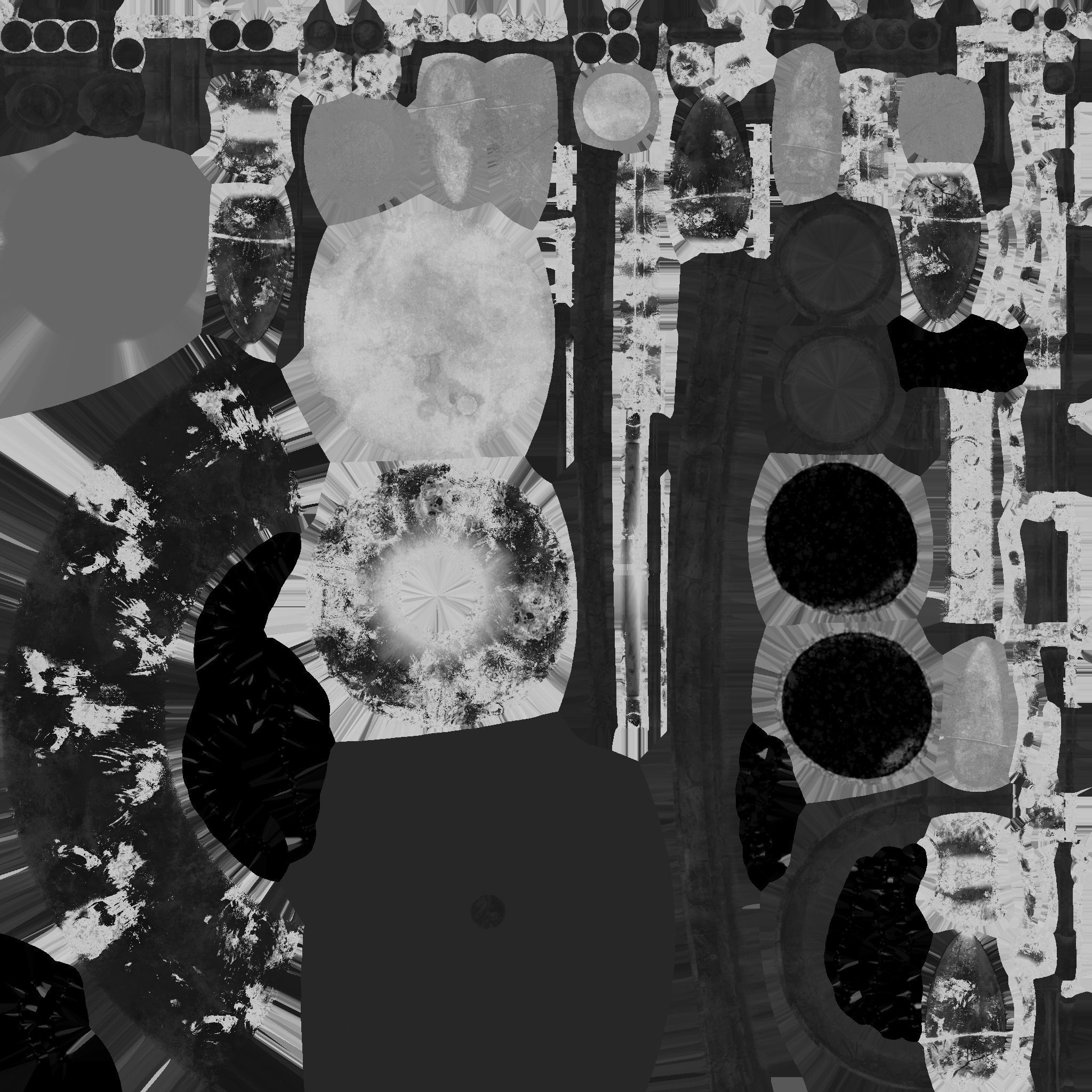 Brain Robot G05 Yellow - SciFi Character Design Low-poly 3D model_27