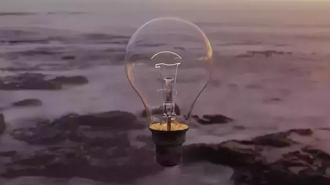 Realistic Electric Bulb