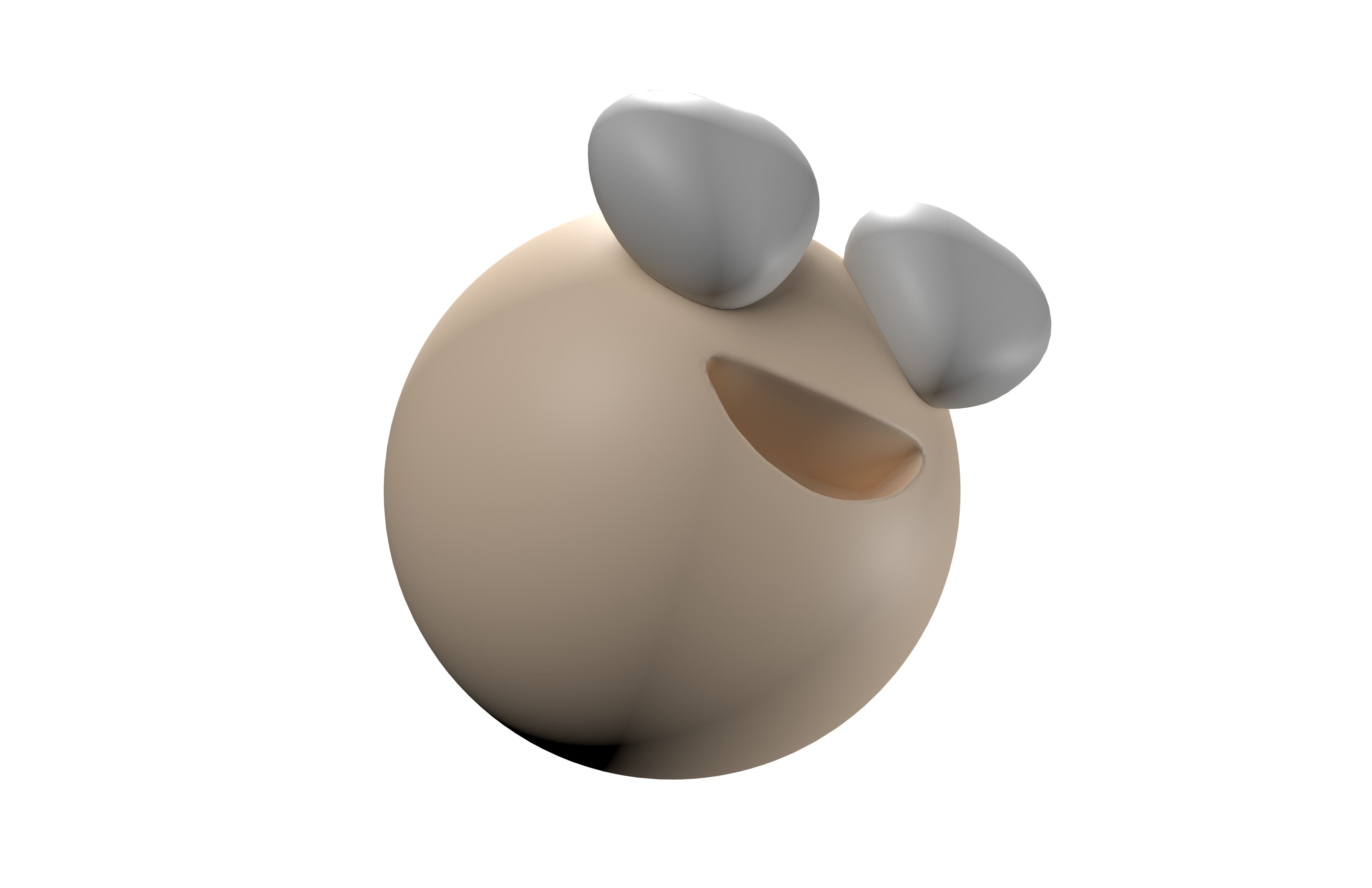 Smiling Face with Heart-Eyes 50 Low-poly 3D model_2