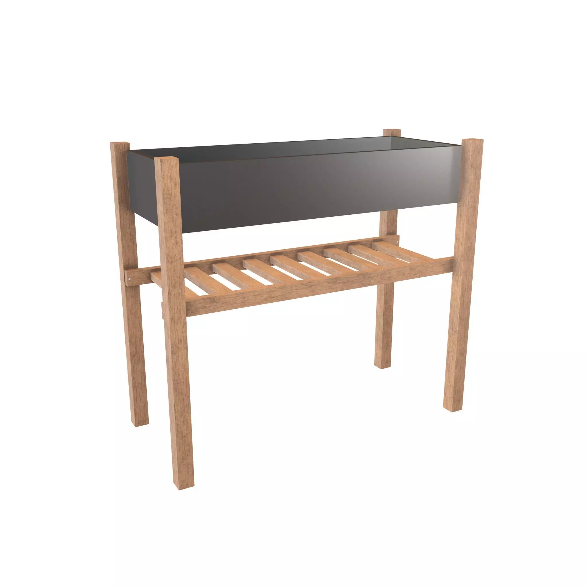 Flower Rack v1 002 Low-poly 3D model_0