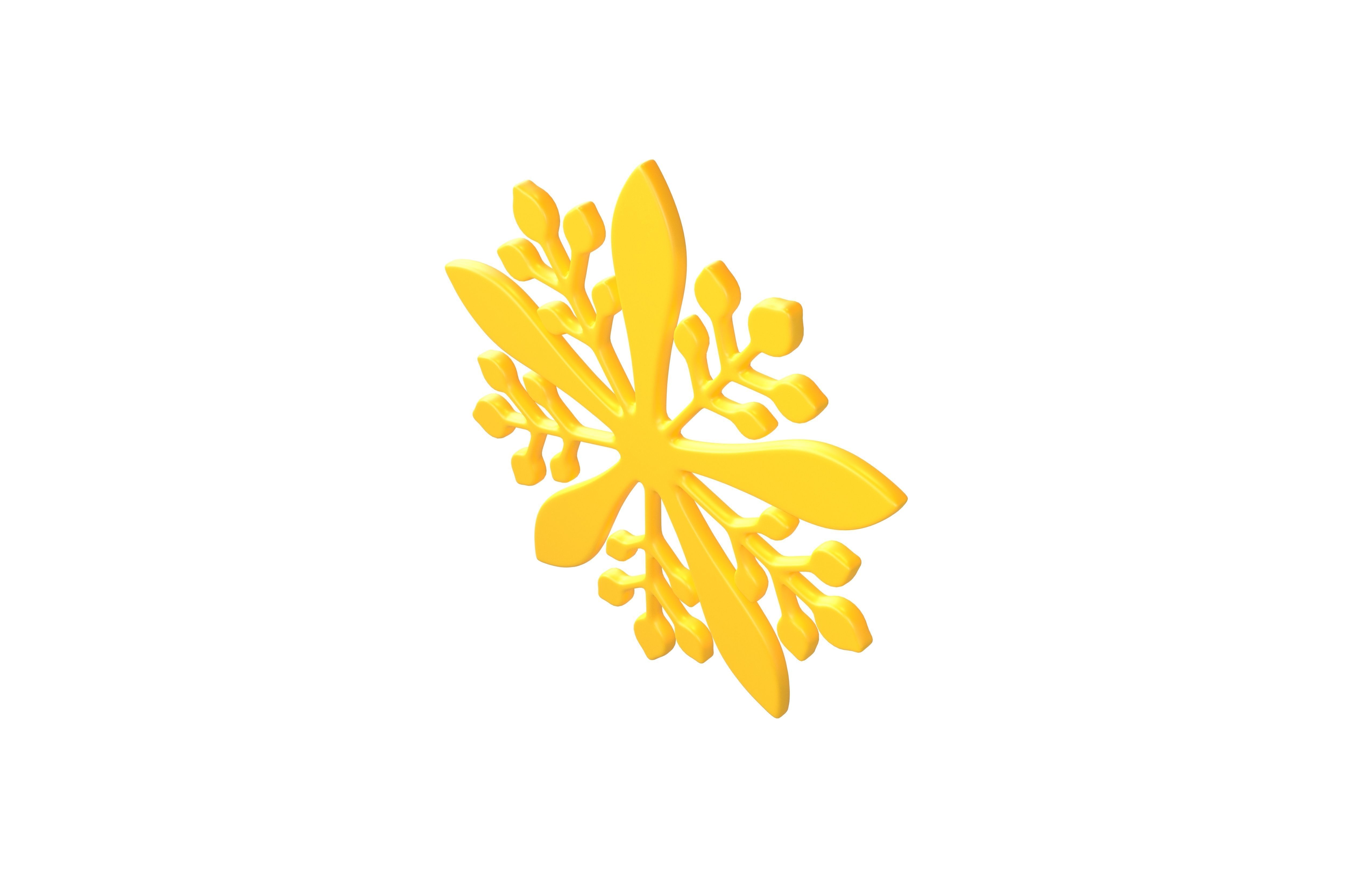 Emblem of the Emperor of Manchukuo v1 001 Low-poly 3D model_2