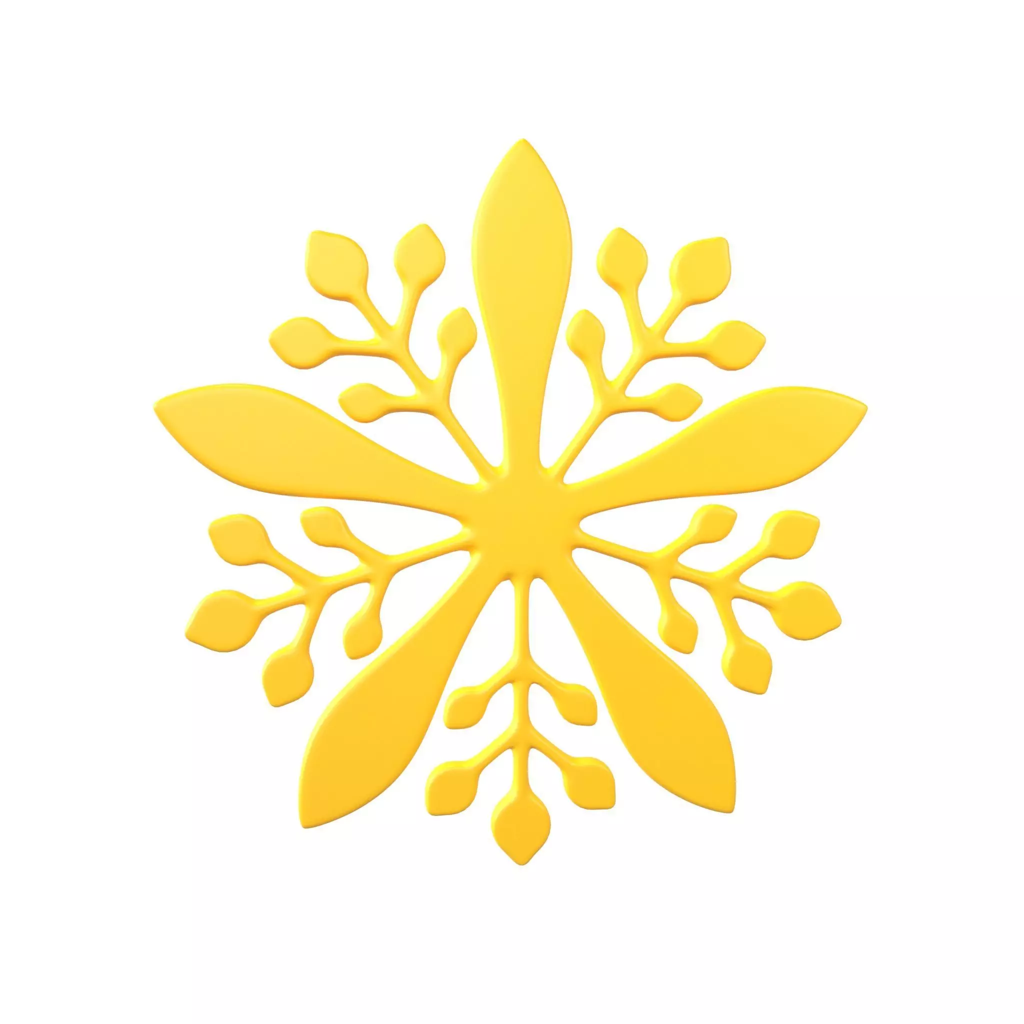 Emblem of the Emperor of Manchukuo v1 001 Low-poly 3D model_0