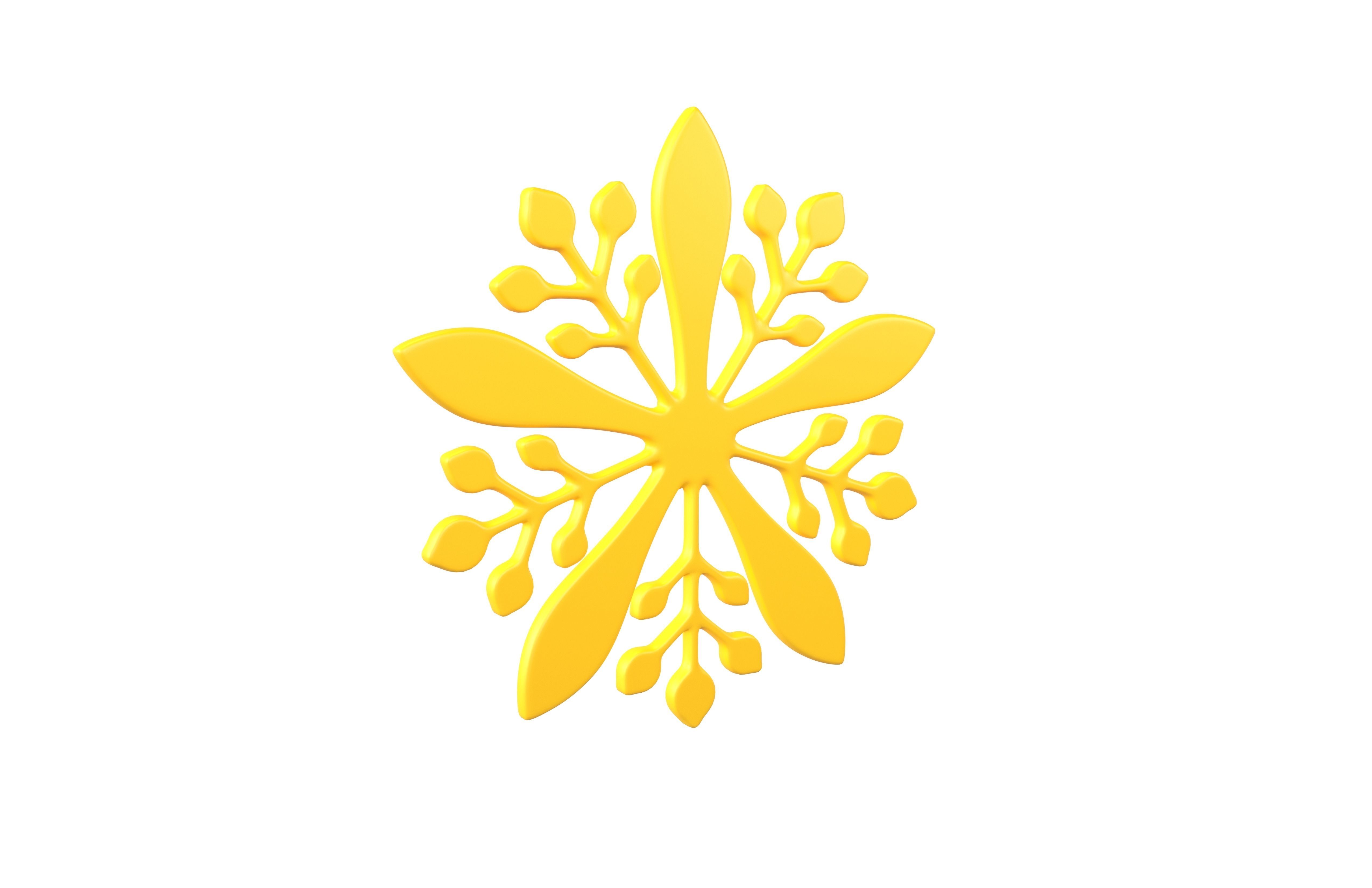 Emblem of the Emperor of Manchukuo v1 001 Low-poly 3D model_1