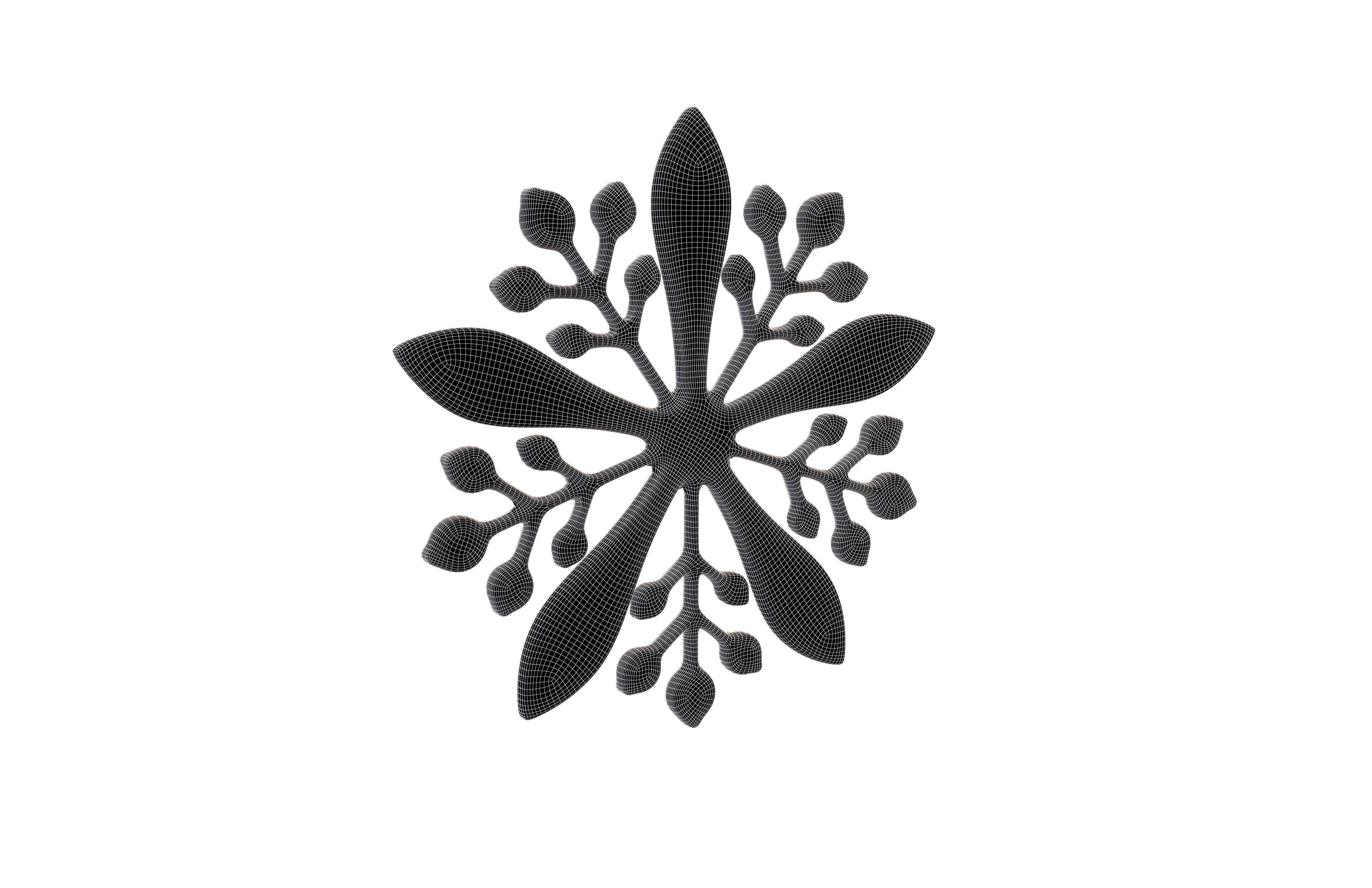 Emblem of the Emperor of Manchukuo v1 003 Low-poly 3D model_5