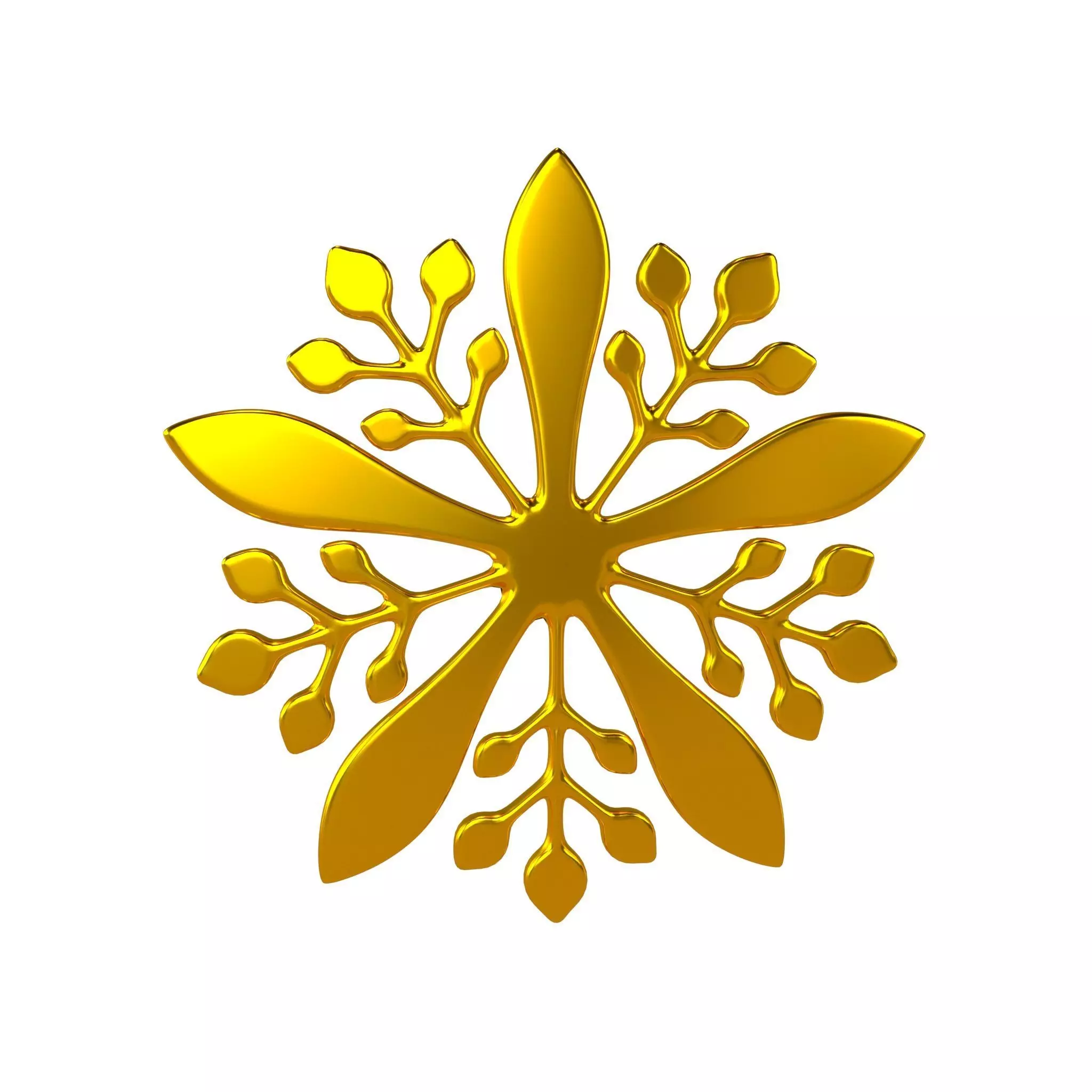 Emblem of the Emperor of Manchukuo v1 003 Low-poly 3D model_0