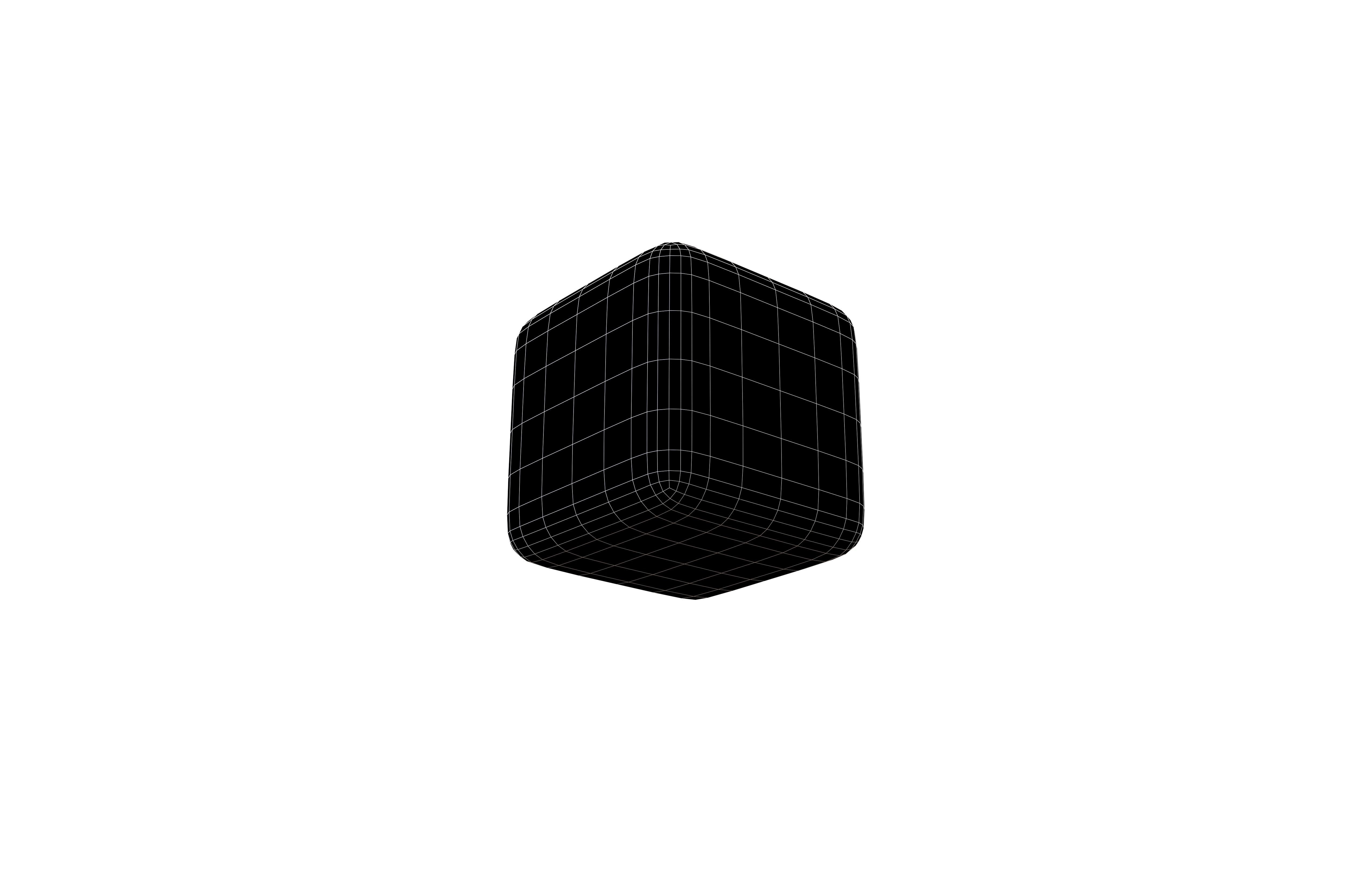 Stainless Steel Ice Cubes v1 001 Low-poly 3D model_7