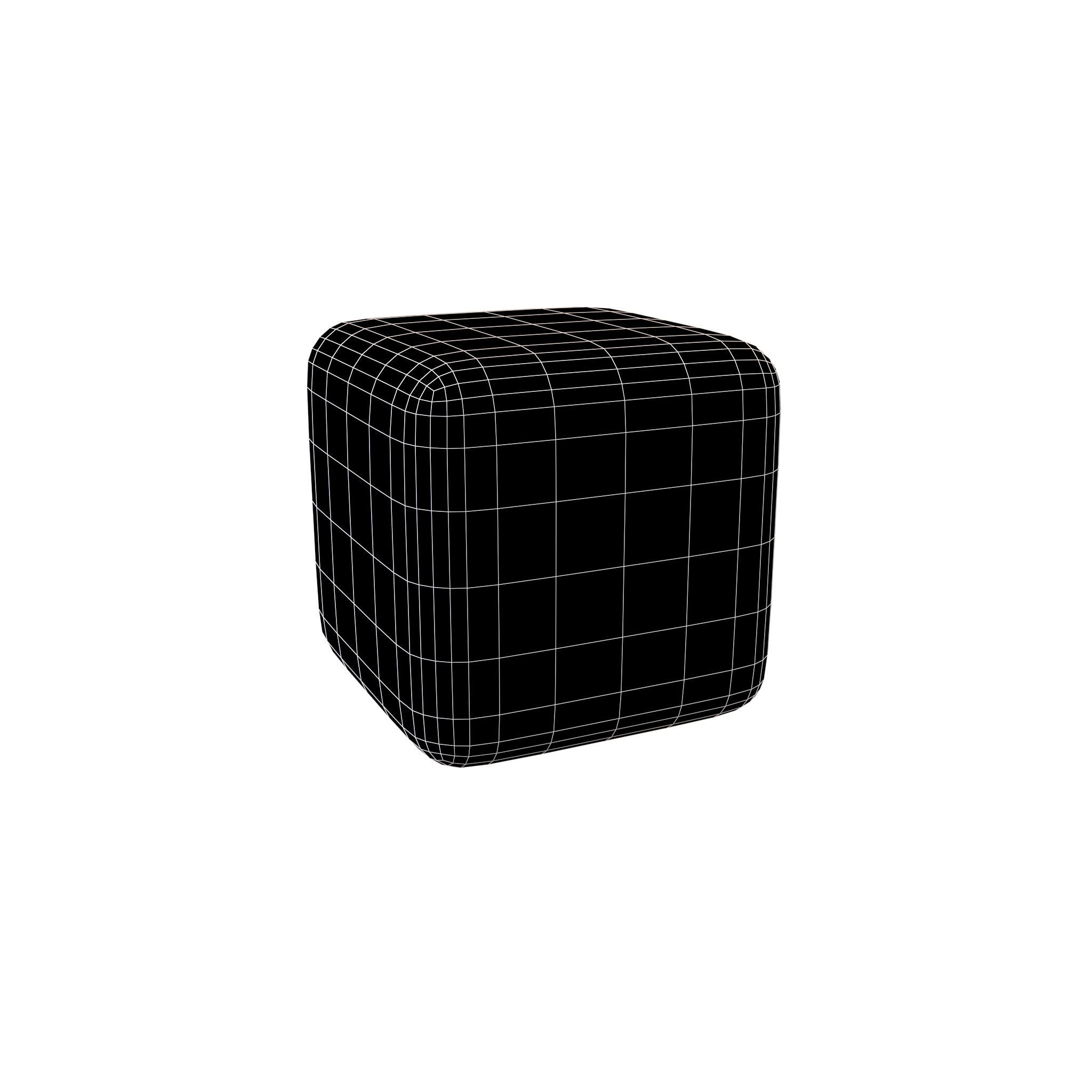 Stainless Steel Ice Cubes v1 001 Low-poly 3D model_4