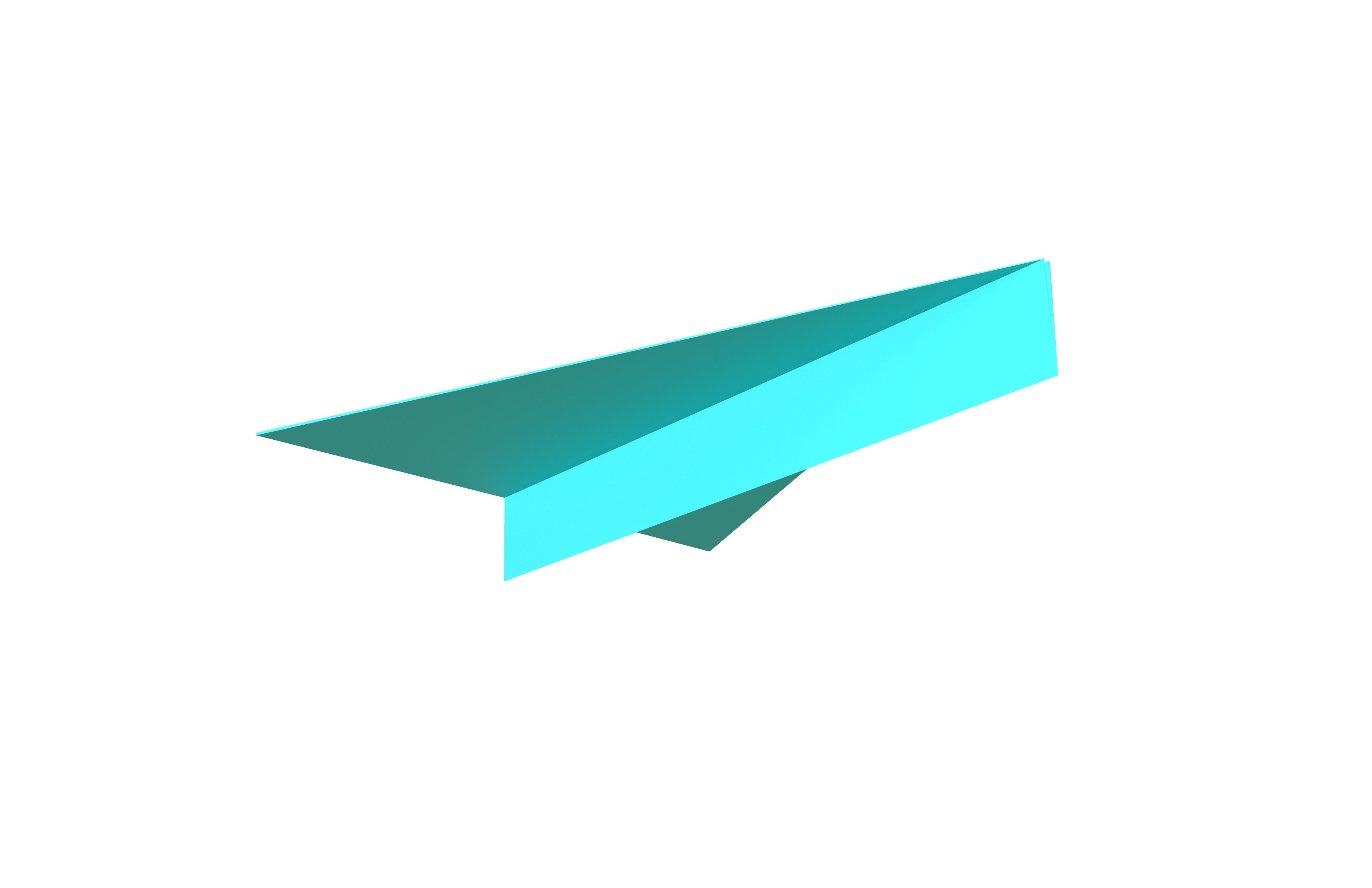 Paper Plane v4 004 Low-poly 3D model_3