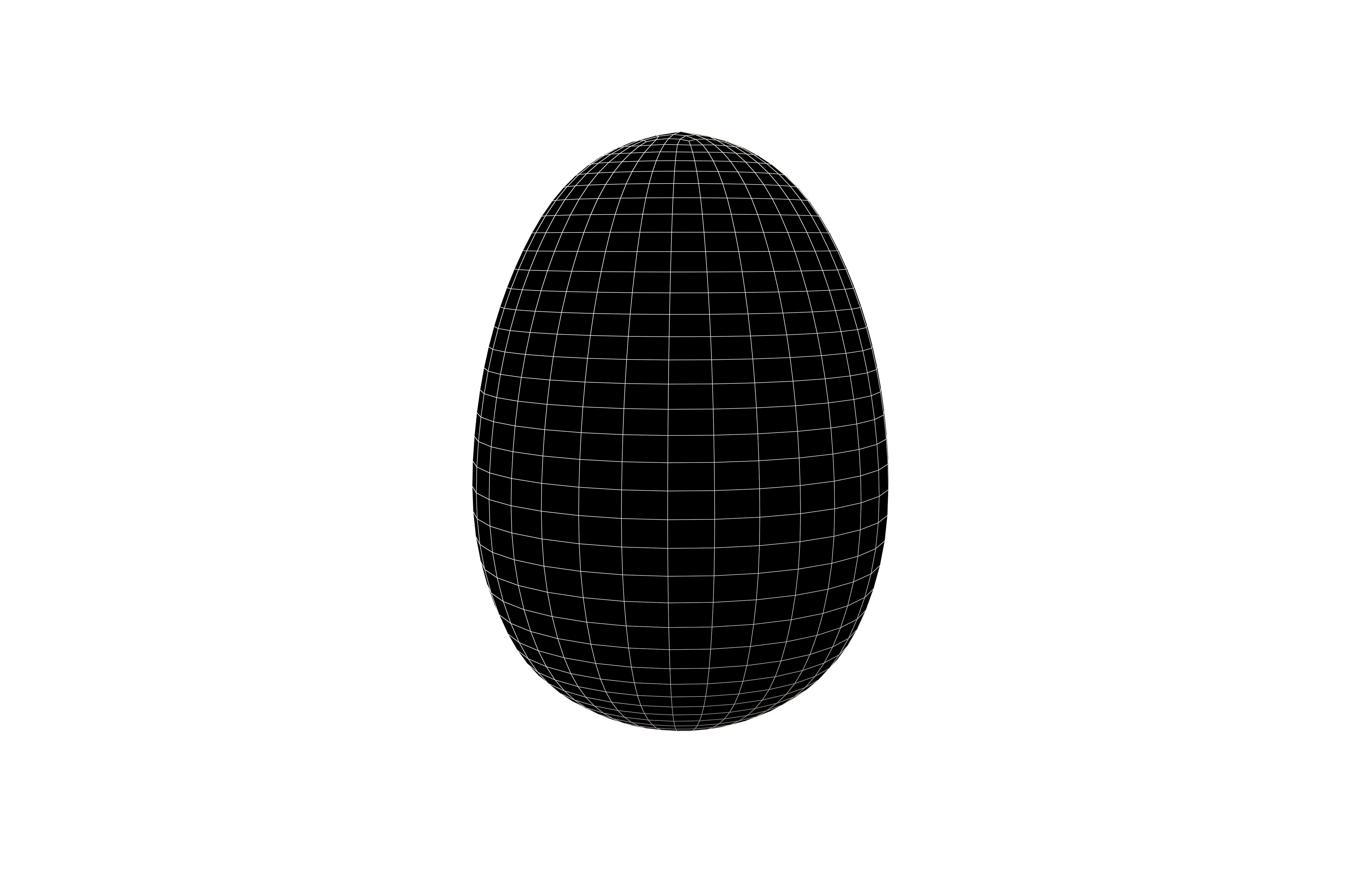 Easter Egg v2 001 Low-poly 3D model_4