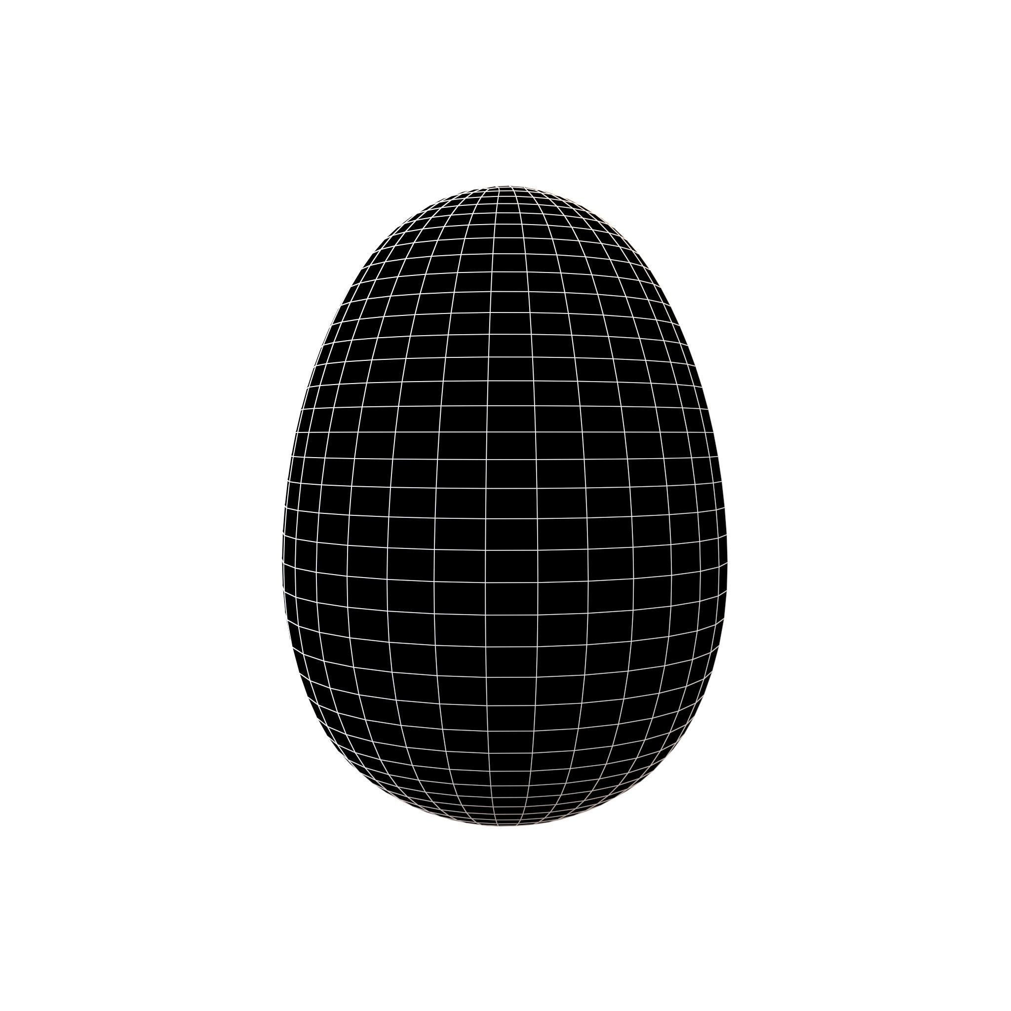 Easter Egg v2 001 Low-poly 3D model_7