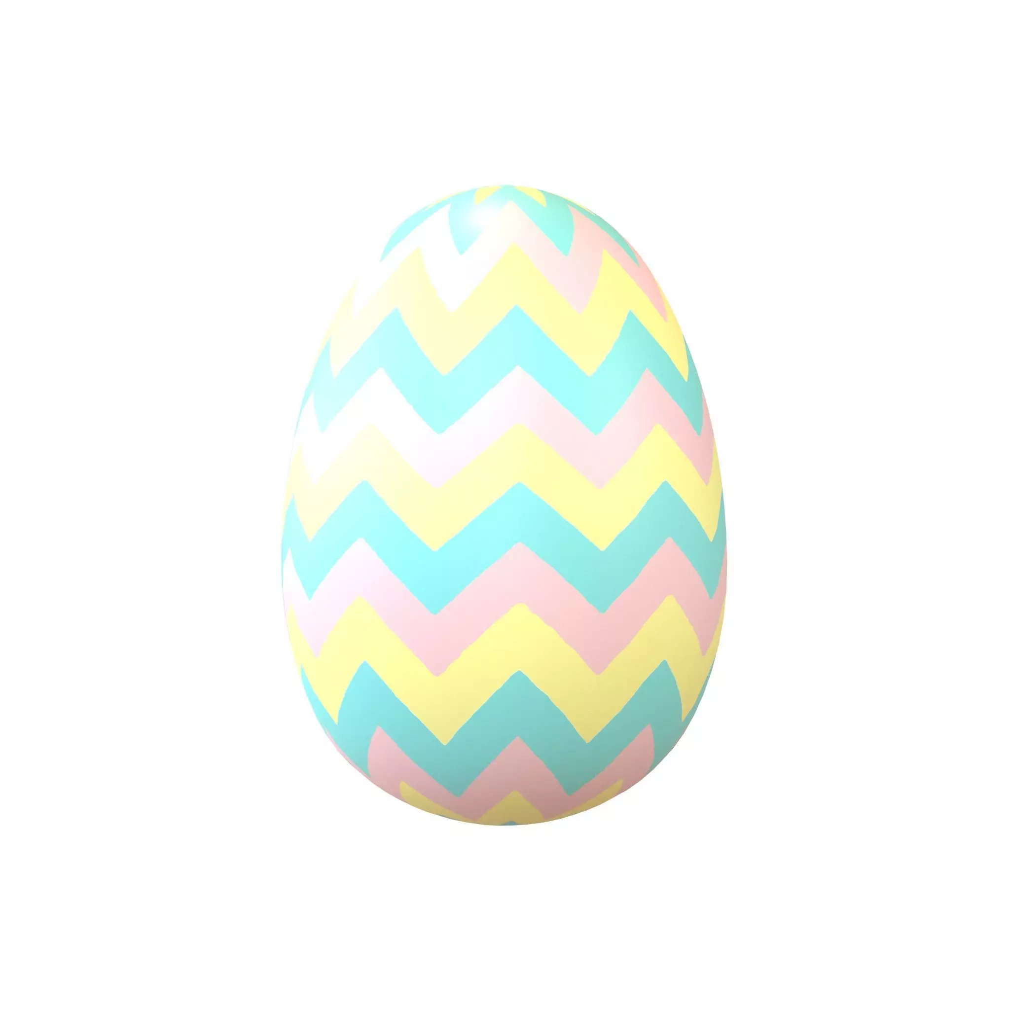 Easter Egg v2 004 Low-poly 3D model_0
