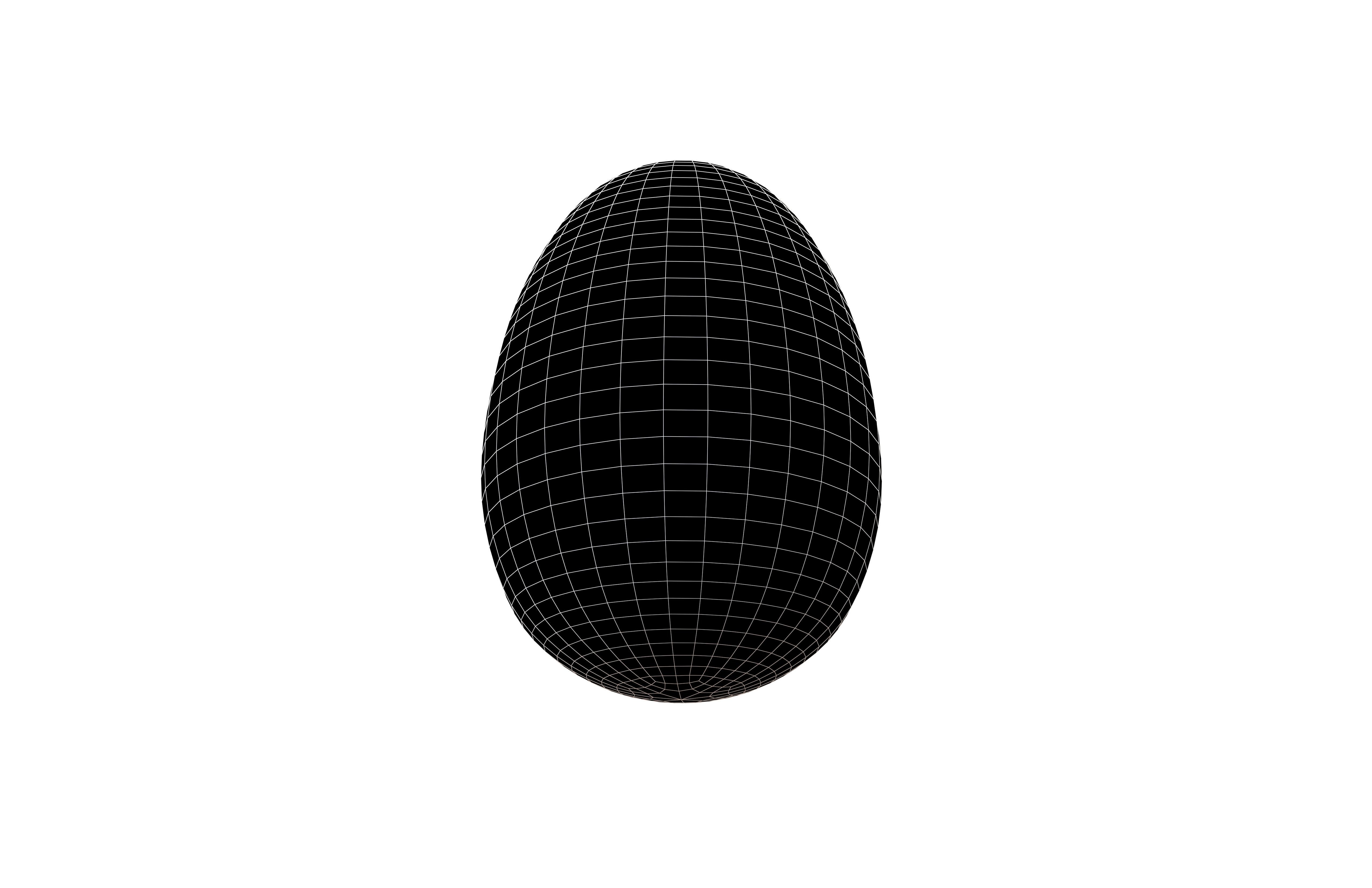 Easter Egg v2 005 Low-poly 3D model_6