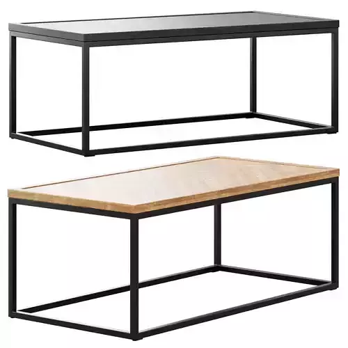 Renna Frame Coffee Table by Ivy Bronx 3D model