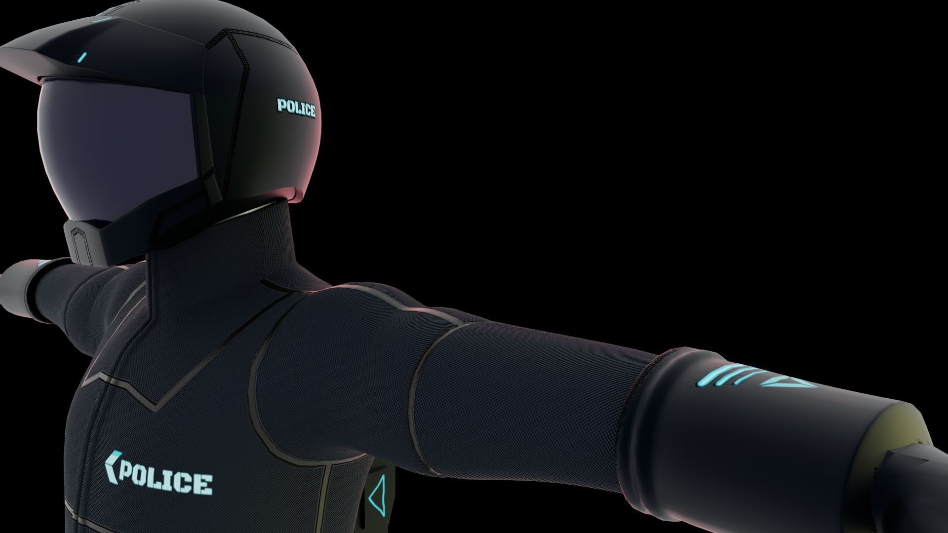 Zeon Pilot Character Skins Free 3D model_10