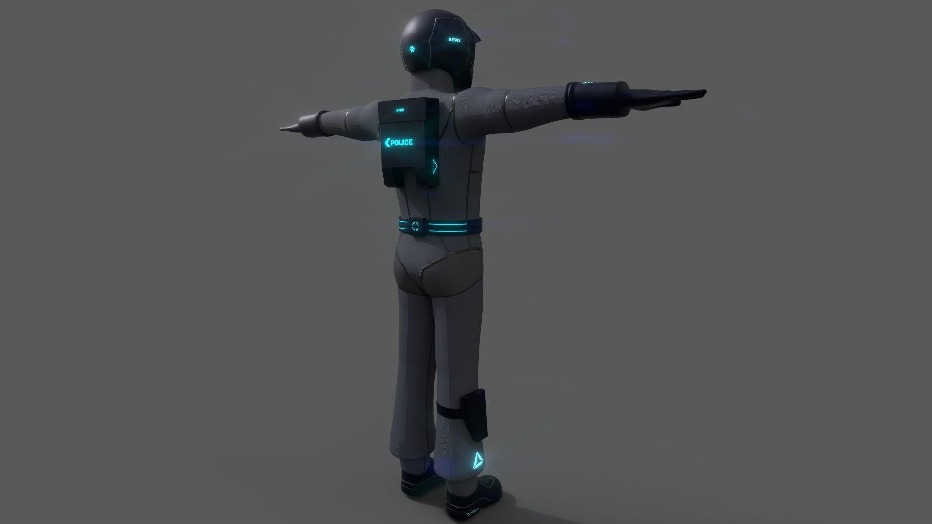 Zeon Pilot Character Skins Free 3D model_6